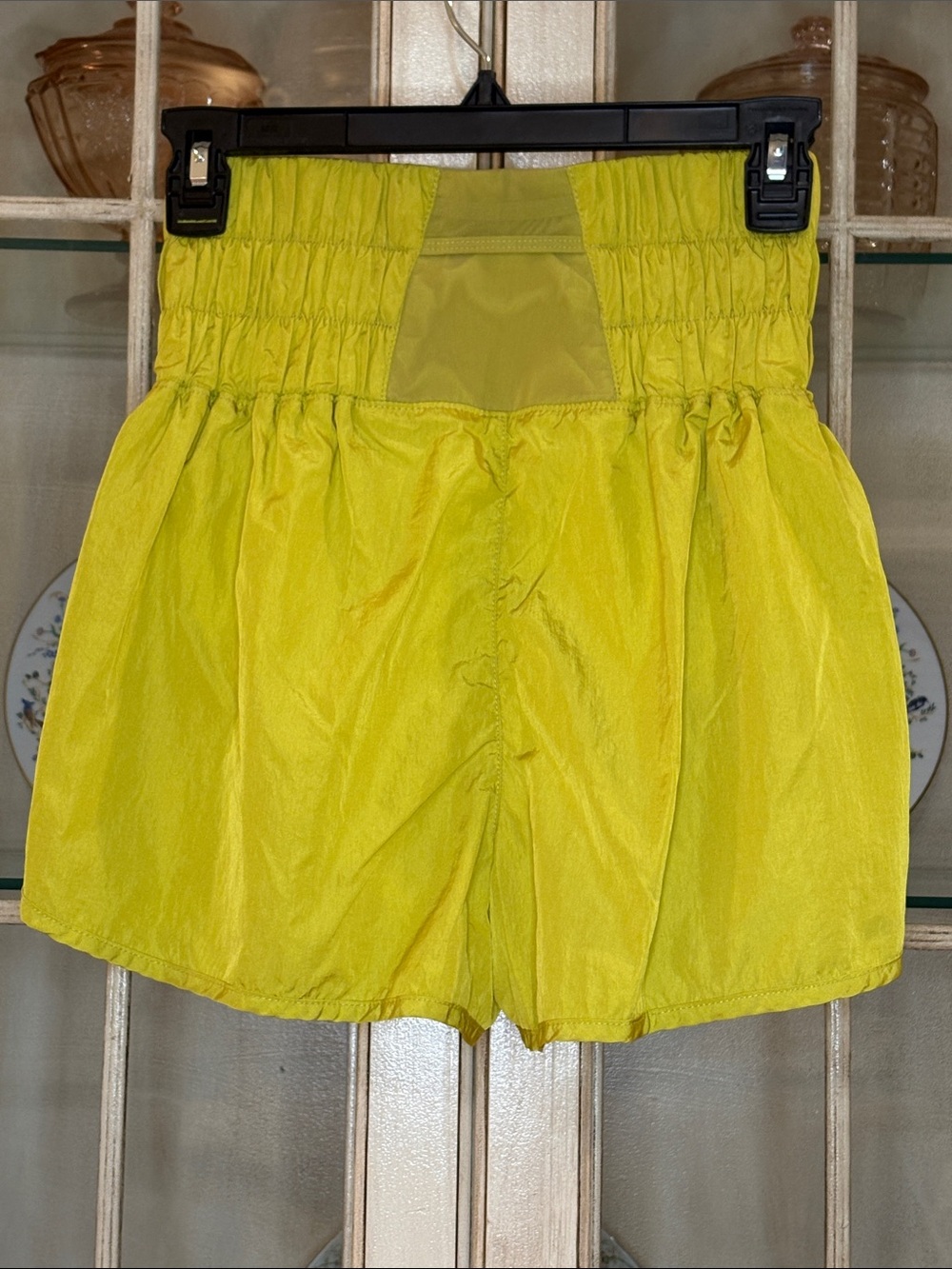 NWOT FP Movement by Free People High-Waist “The Way Home” Shorts in Yellow - Picture 4 of 10